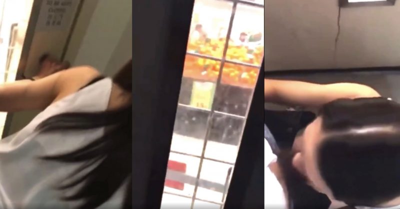 港女惠康後樓梯含撚打野戰