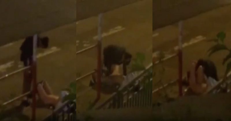 港女佛光街巴士站被屌