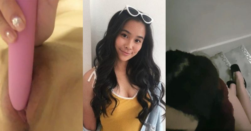 巨乳白虎少女自慰超多水 後樓梯含撚